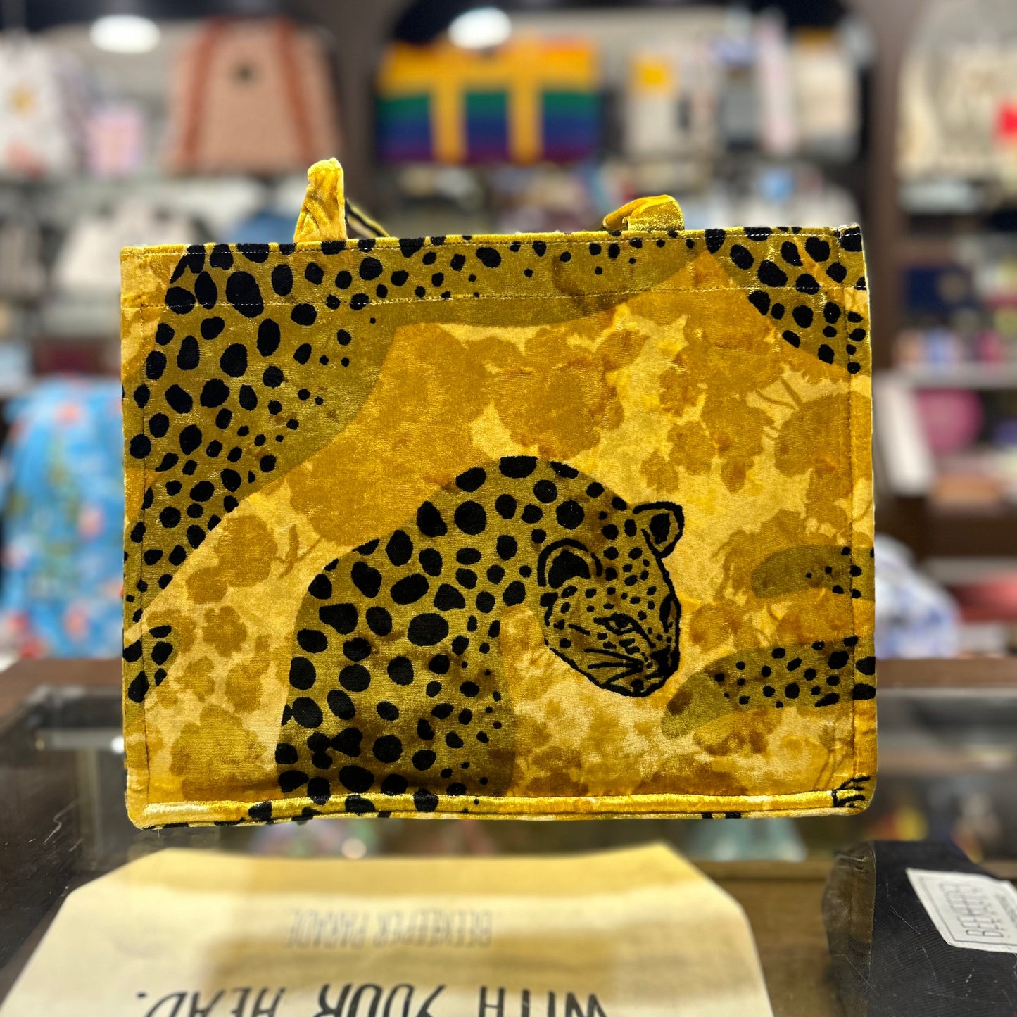 The JUNGLE LEOPARD π KOKYKAI BOOK TOTE