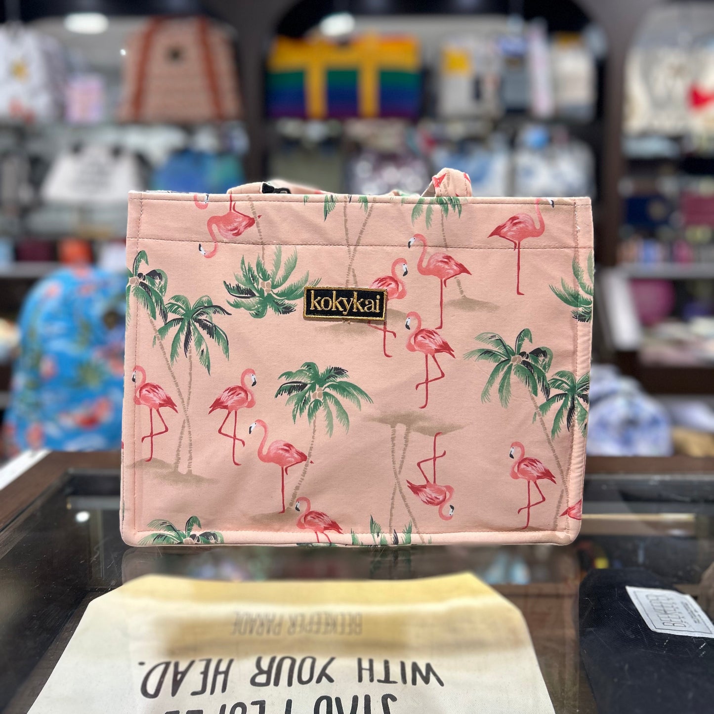 The Flamboyance of Flamingoes 🦩 KOKYKAI BOOK TOTE