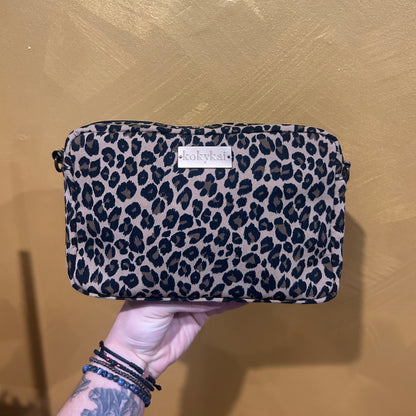 The LEOPARD PRINT 🐆 KOKYKAI CLUTCH HANDBAG