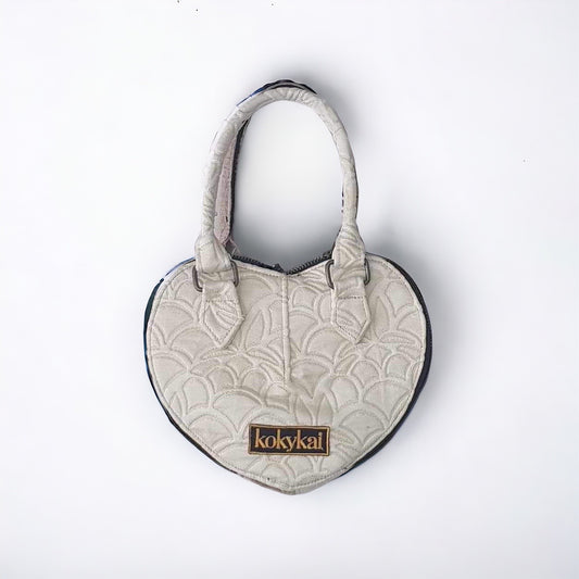 White Willow kokykai Love Heart Handbag